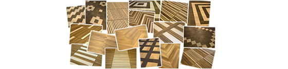 parquet bicolore